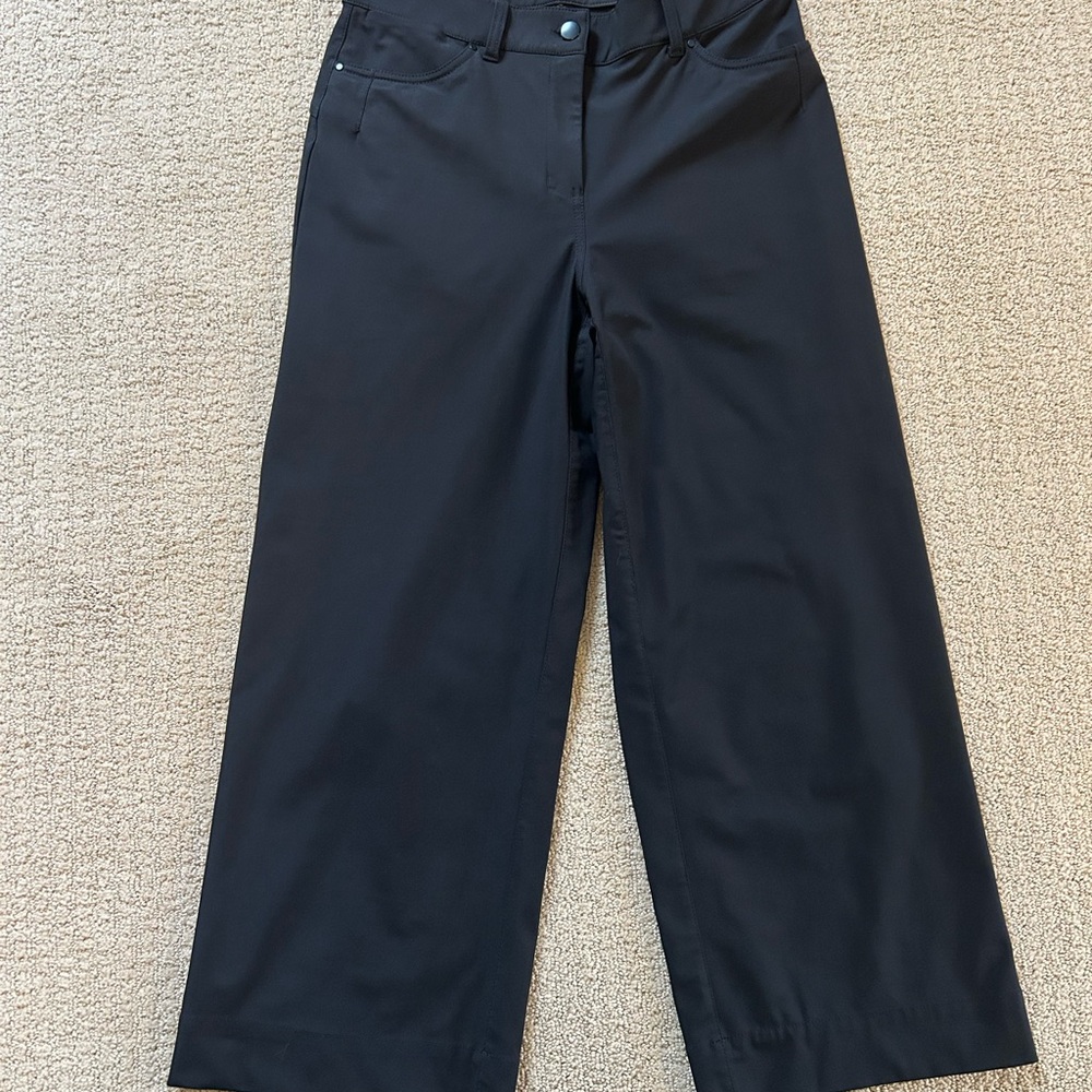 Black Wide-Leg Pants